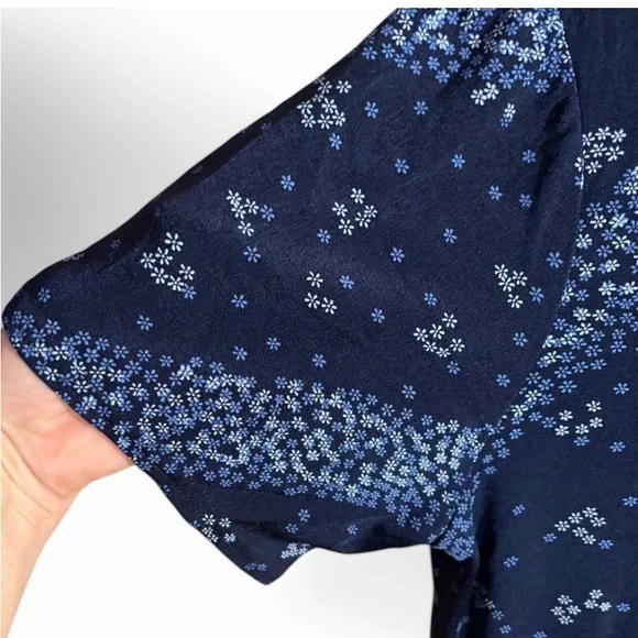 Blue Patterned Dress - Picture 3 of 6